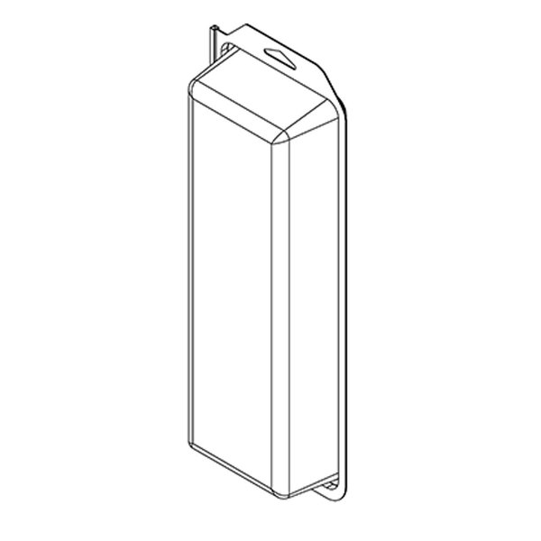 Visipak Thermoform-CLAMSHELL-#603-14.500-5.250-12.375-3.750-2.125-0.0175-CLEAR, 200PK 603TF